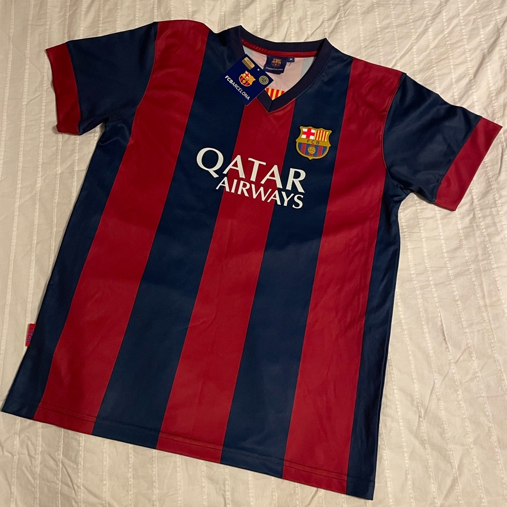 FCB Qatar Airways Lionel Messi #10 Jersey